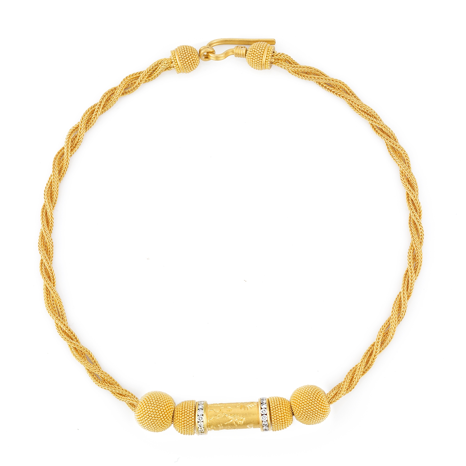 Cylinder Seal Necklace